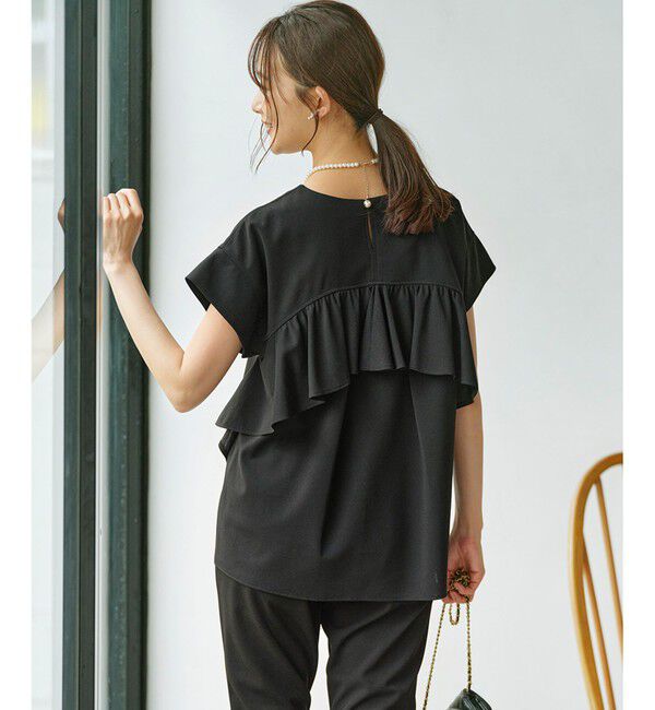 組曲「ライトアムンゼンジャージー フリルブラウス」|Tシャツ・カットソー|