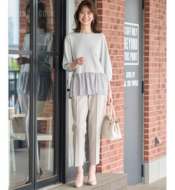 ANY SIS「【大人百花掲載 ヨンアさん着用】シリーズ累計7万本突破！サーモ2WAYストレッチ テーパードパンツ」|その他|