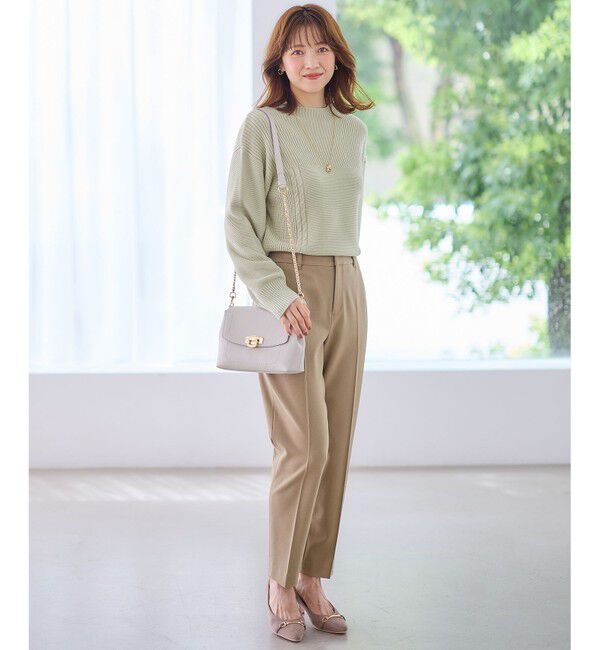 ANY SIS「【大人百花掲載 ヨンアさん着用】シリーズ累計7万本突破！サーモ2WAYストレッチ テーパードパンツ」|その他|