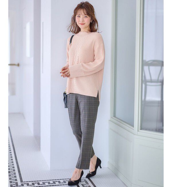 ANY SIS「【大人百花掲載 ヨンアさん着用】シリーズ累計7万本突破！サーモ2WAYストレッチ テーパードパンツ」|その他|