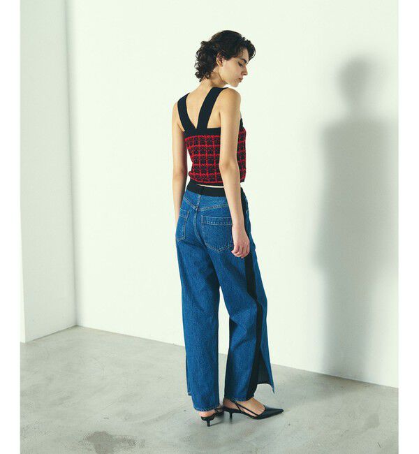 Diagram「チェックニットビスチェ」|カーディガン|