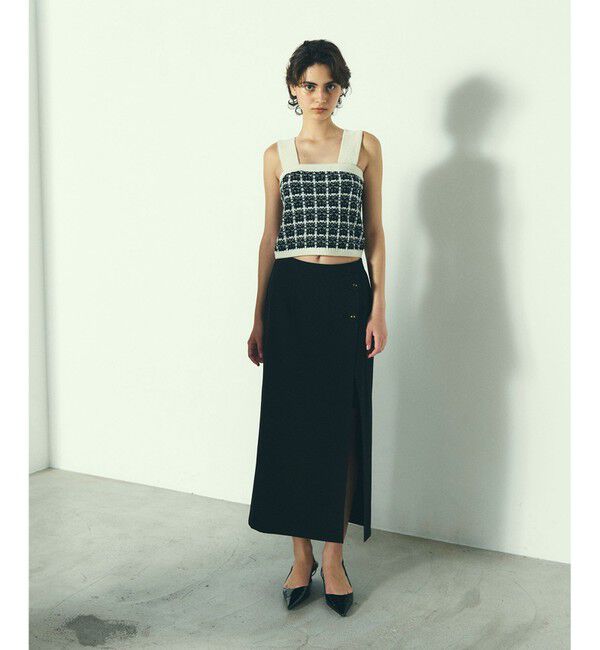 Diagram「チェックニットビスチェ」|カーディガン|