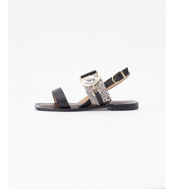 GRACE CONTINENTAL「CORSO ROMA パイソンサンダル」|サンダル|