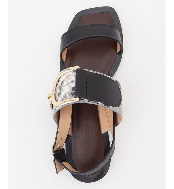 GRACE CONTINENTAL「CORSO ROMA パイソンサンダル」|サンダル|