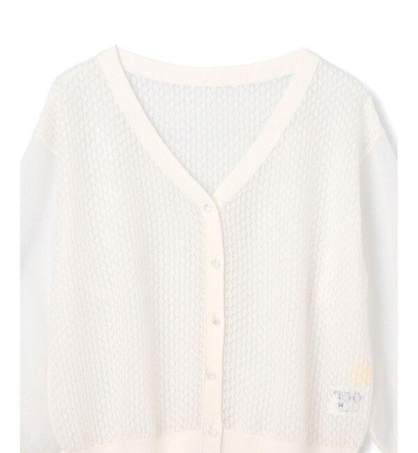 GRACE CONTINENTAL「シアードルマンニットカーディガン」|カーディガン|