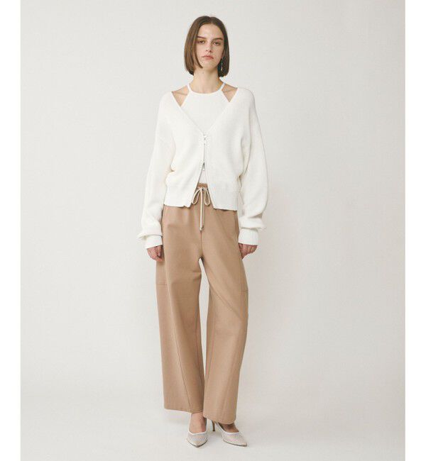  「ハイゲージ畦ニットカーディガン」|カーディガン|