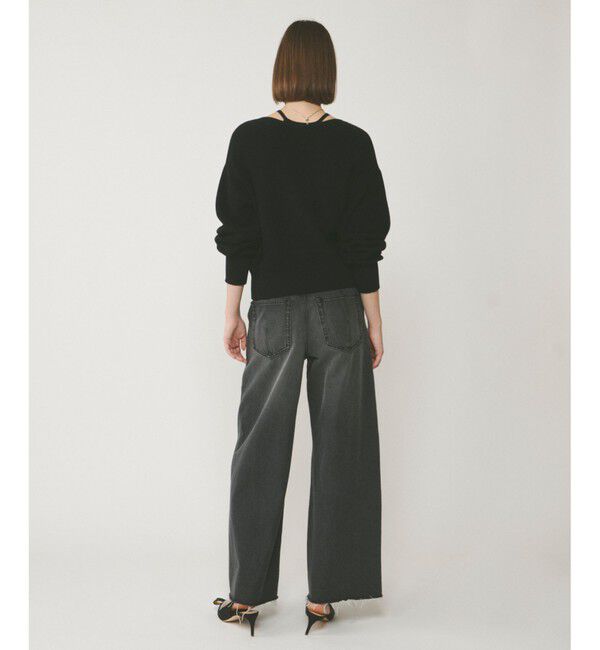  「ハイゲージ畦ニットカーディガン」|カーディガン|