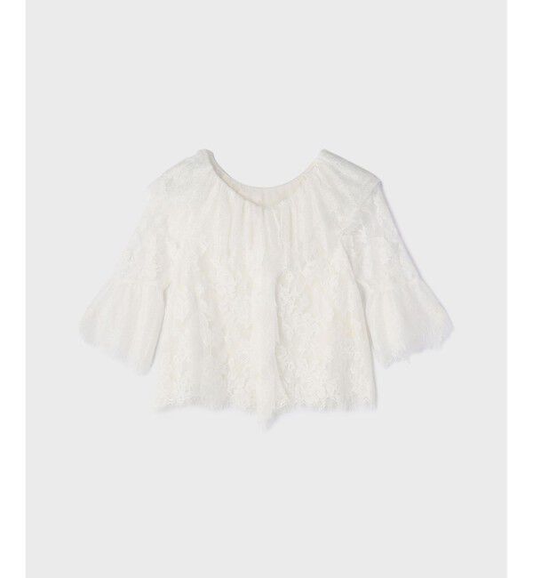 Diagram「レースコンビフリルブラウス」|シャツ・ブラウス|