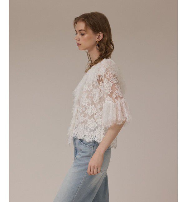 Diagram「レースコンビフリルブラウス」|シャツ・ブラウス|