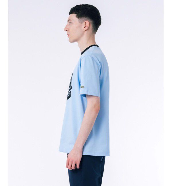 LACOSTE「ヴィンテージプリントリンガーTシャツ」|Tシャツ・カットソー|