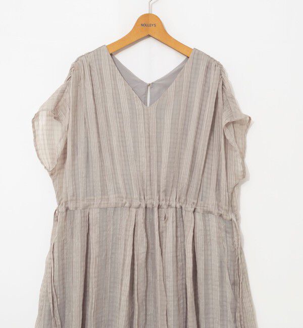 NOLLEY'S「【WEB限定】ウォッシャブルシアーチェックワンピース」|ワンピース|