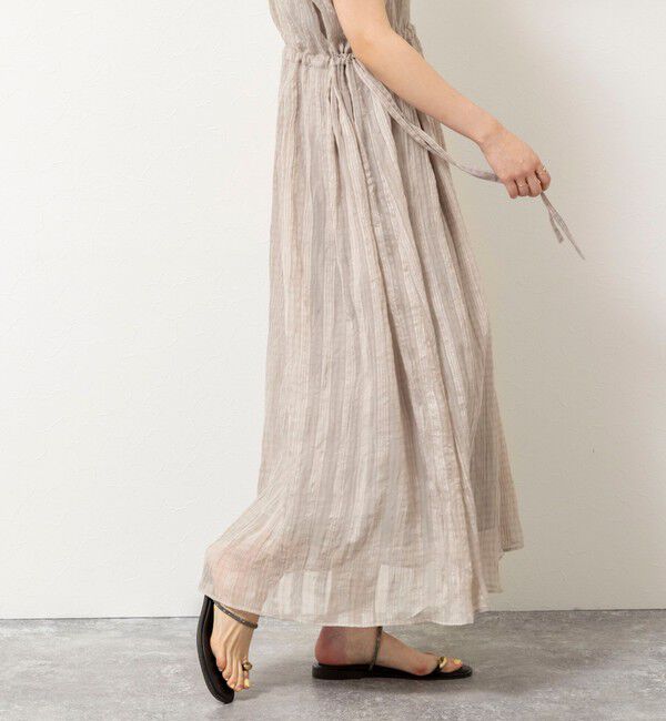 NOLLEY'S「【WEB限定】ウォッシャブルシアーチェックワンピース」|ワンピース|