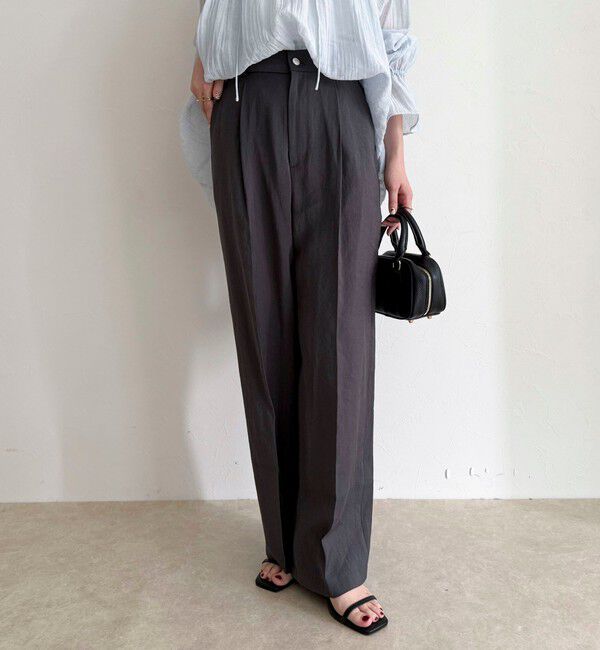 fredy emue「接触冷感イージースラックス」|スラックス|