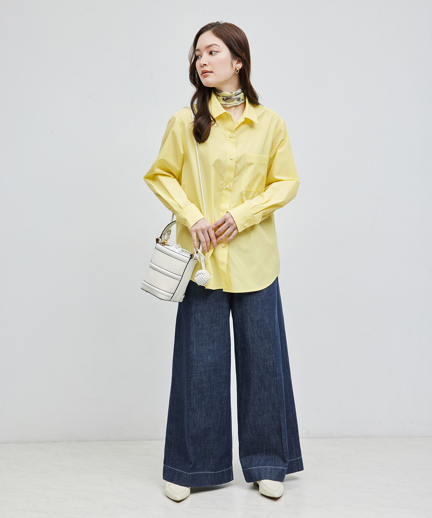 ROPE「【THOMAS MASON(トーマスメイソン)】レギュラーカラーシャツ/イージーケア」|シャツ・ブラウス|