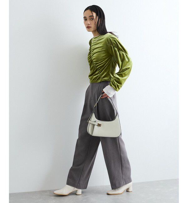 VIS「【洗える】ベロアシャーリングプルオーバー」|Tシャツ・カットソー|