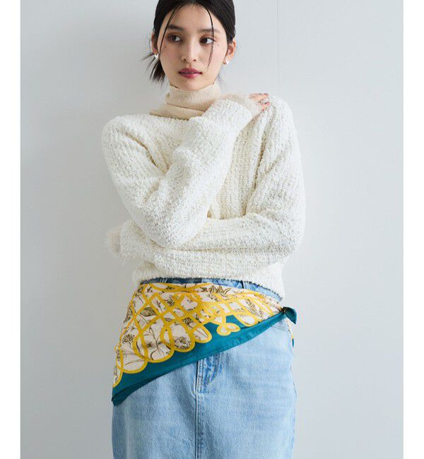 VIS「70&times;70フラワースカーフ」|バンダナ・スカーフ|