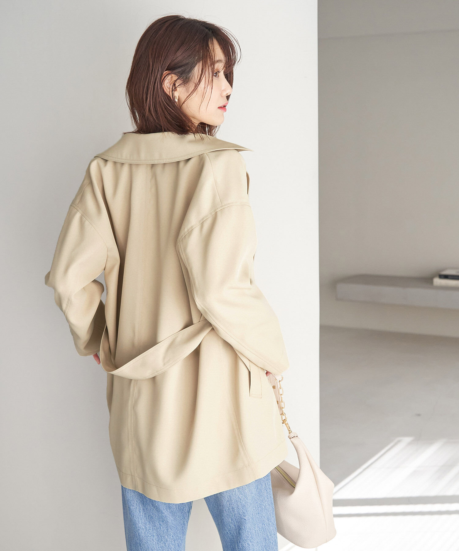 Rope&rsquo;Picnic「チェスターショートコート」|チェスターコート|