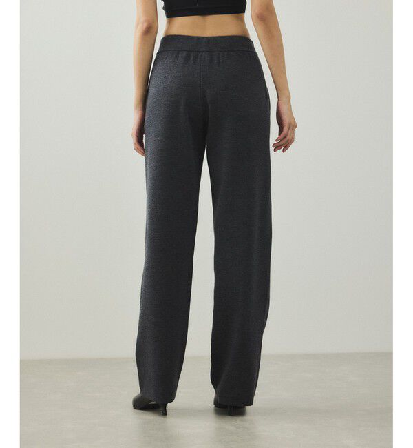 ADAM ET ROPE'「【EMOELLE】ウールニットパンツ」|チノ|