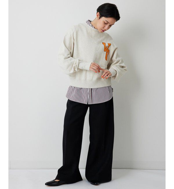  「ワンポイントロゴ裏毛プルオーバー」|Tシャツ・カットソー|