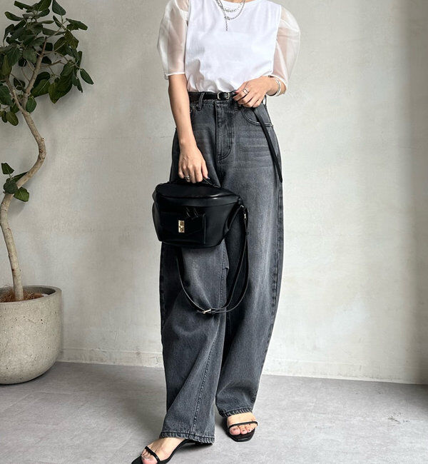  「【ベストセラーアイテム】カーブデニム」|デニム|