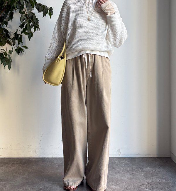  「コットンローゲージプルオーバー」|ニット・セーター|