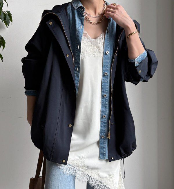  「スタンドフーディーMA1」|その他|ネイビー