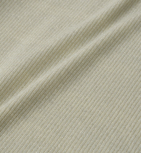  「【コーデのポイントに】ラメリブタンクトップ」|キャミソール|