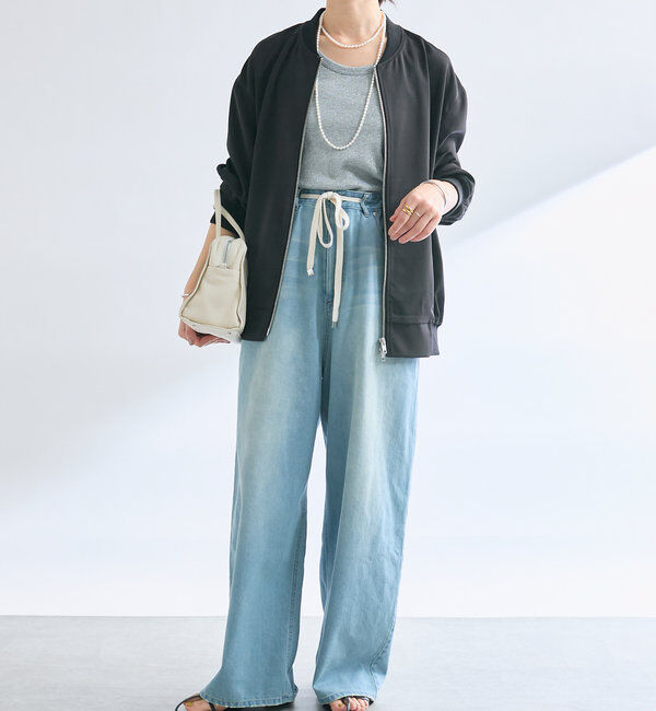  「【コーデのポイントに】ラメリブタンクトップ」|キャミソール|