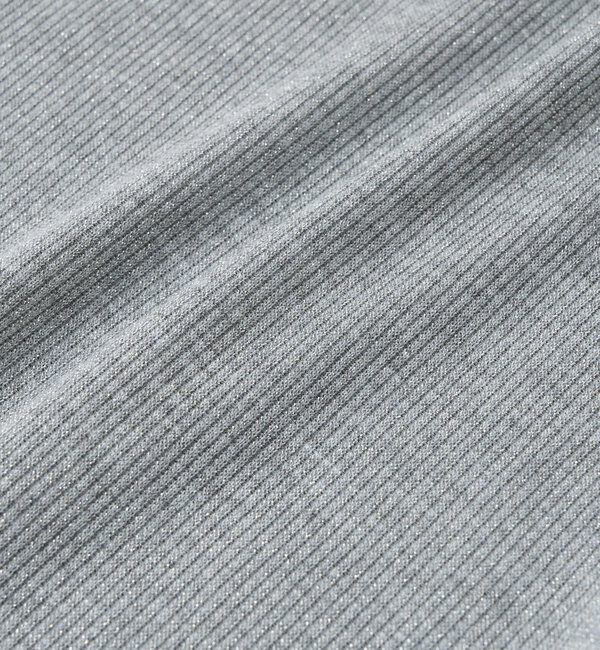  「【コーデのポイントに】ラメリブタンクトップ」|キャミソール|