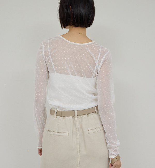  「【2way】チュールプルオーバー」|Tシャツ・カットソー|