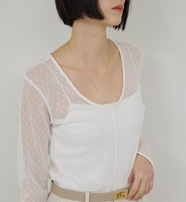  「【2way】チュールプルオーバー」|Tシャツ・カットソー|