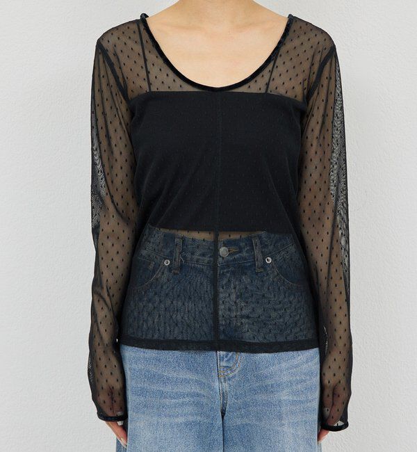  「【2way】チュールプルオーバー」|Tシャツ・カットソー|