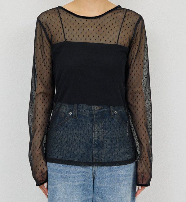  「【2way】チュールプルオーバー」|Tシャツ・カットソー|