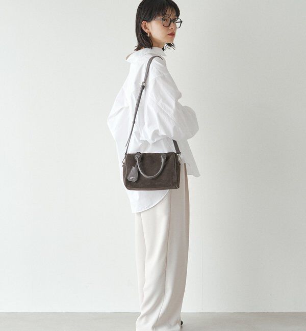  「スエード2WAYミニボストンバッグ」|ボストンバッグ|