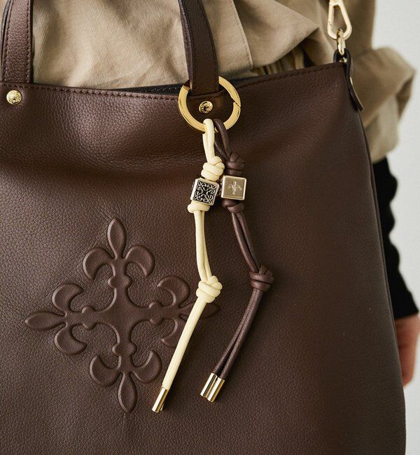  「レザーコードバッグチャーム」|チャーム・キーホルダー|