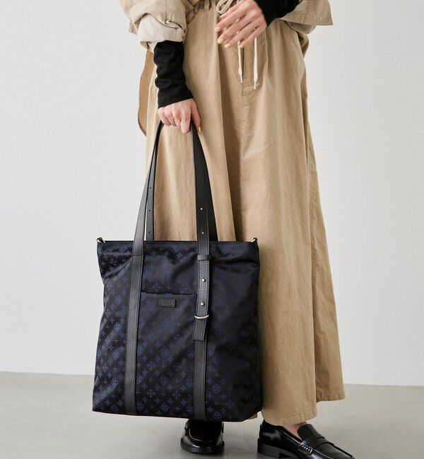  「アシンメトリーハンドルトートバッグ」|トートバッグ|