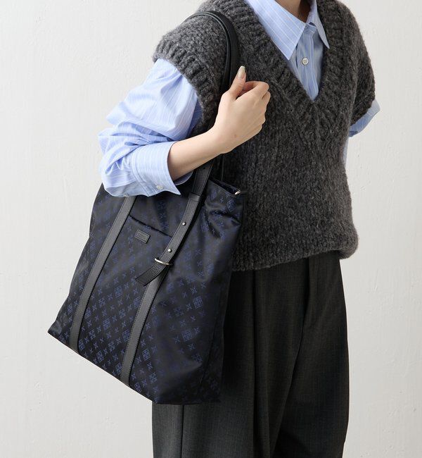  「アシンメトリーハンドルトートバッグ」|トートバッグ|