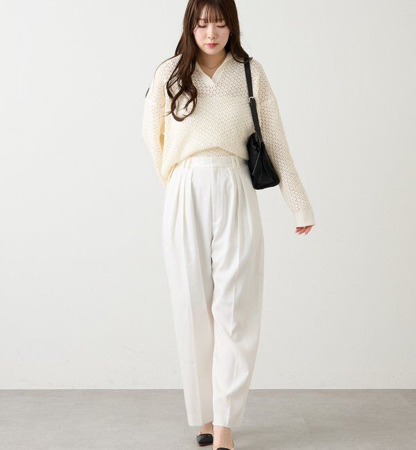  「スキッパーニット」|カーディガン|