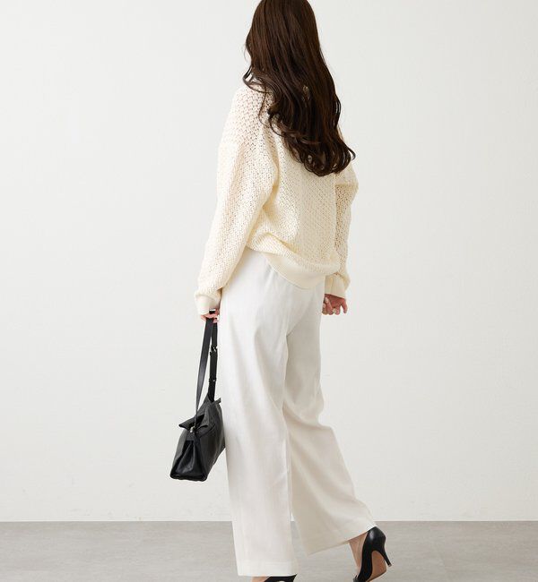  「スキッパーニット」|カーディガン|