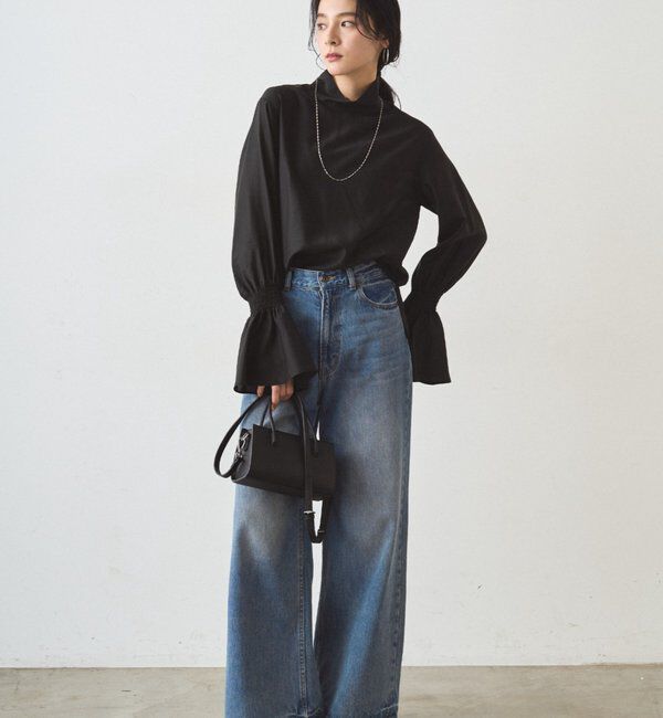  「シアーハイネックブラウス」|シャツ・ブラウス|