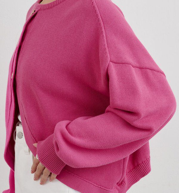  「2WAYラウンドショートプルオーバー」|ニット・セーター|