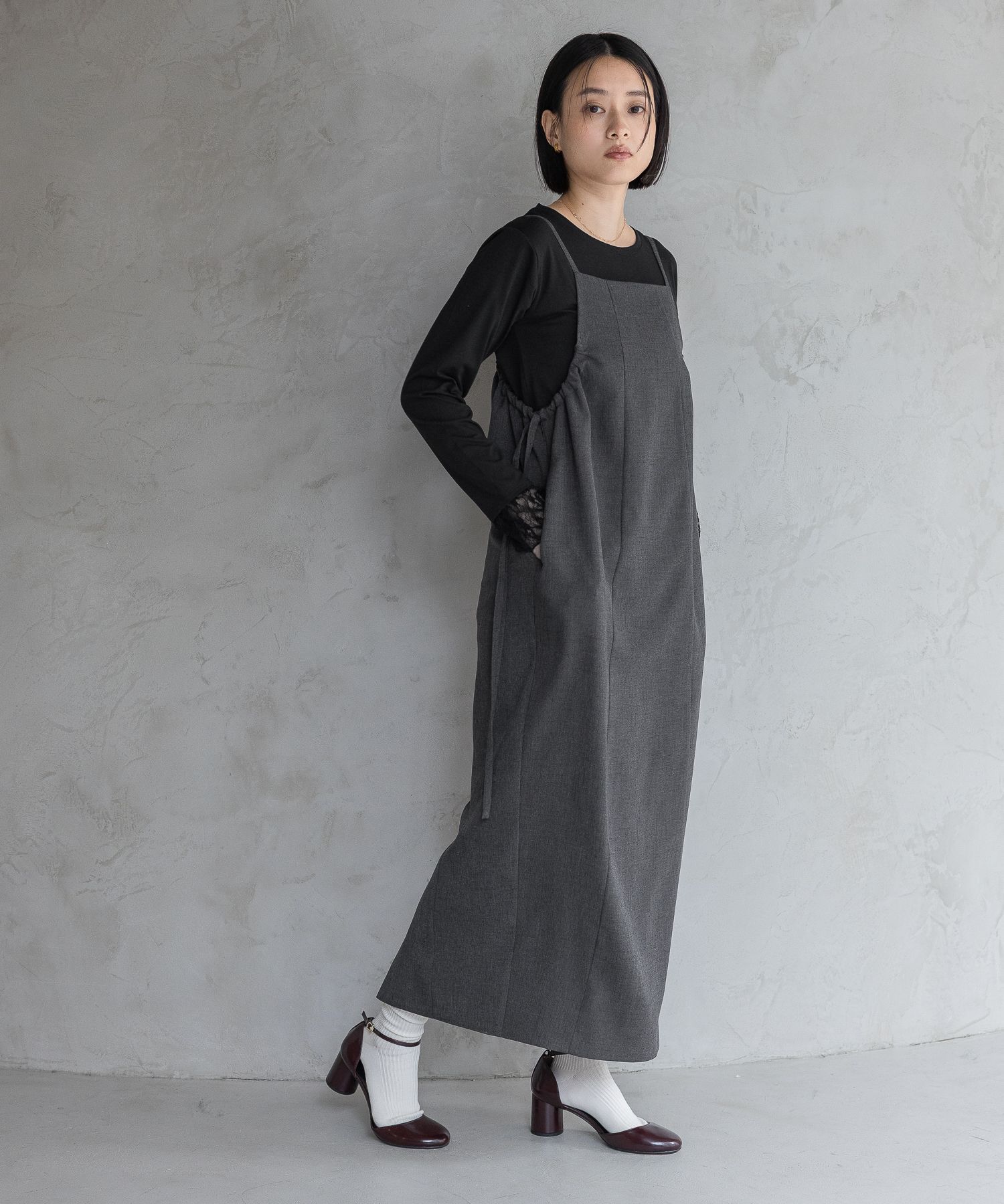 A part by 「【多機能】リネンライクキャミワンピース」|ワンピース|