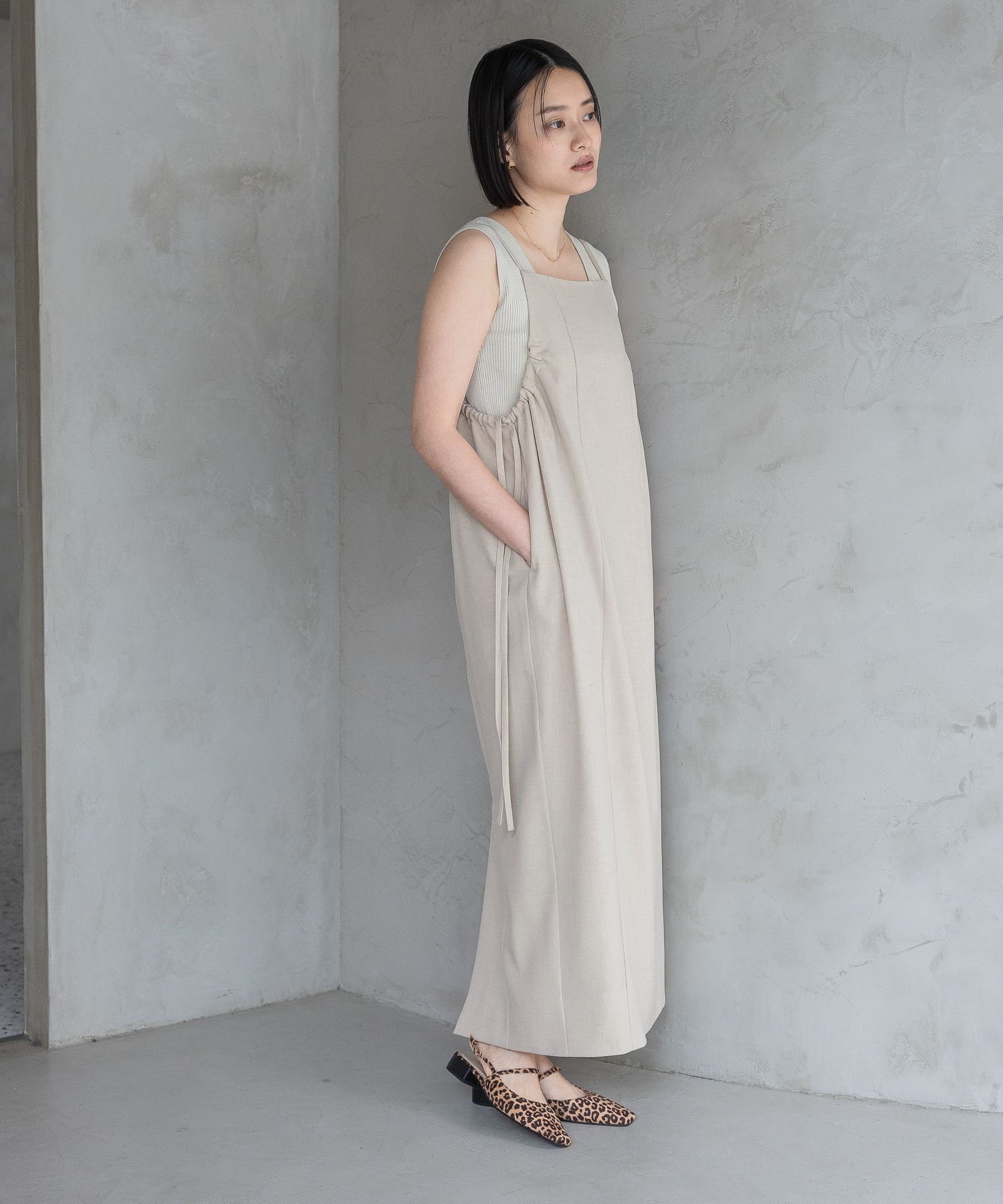 A part by 「【多機能】リネンライクキャミワンピース」|ワンピース|