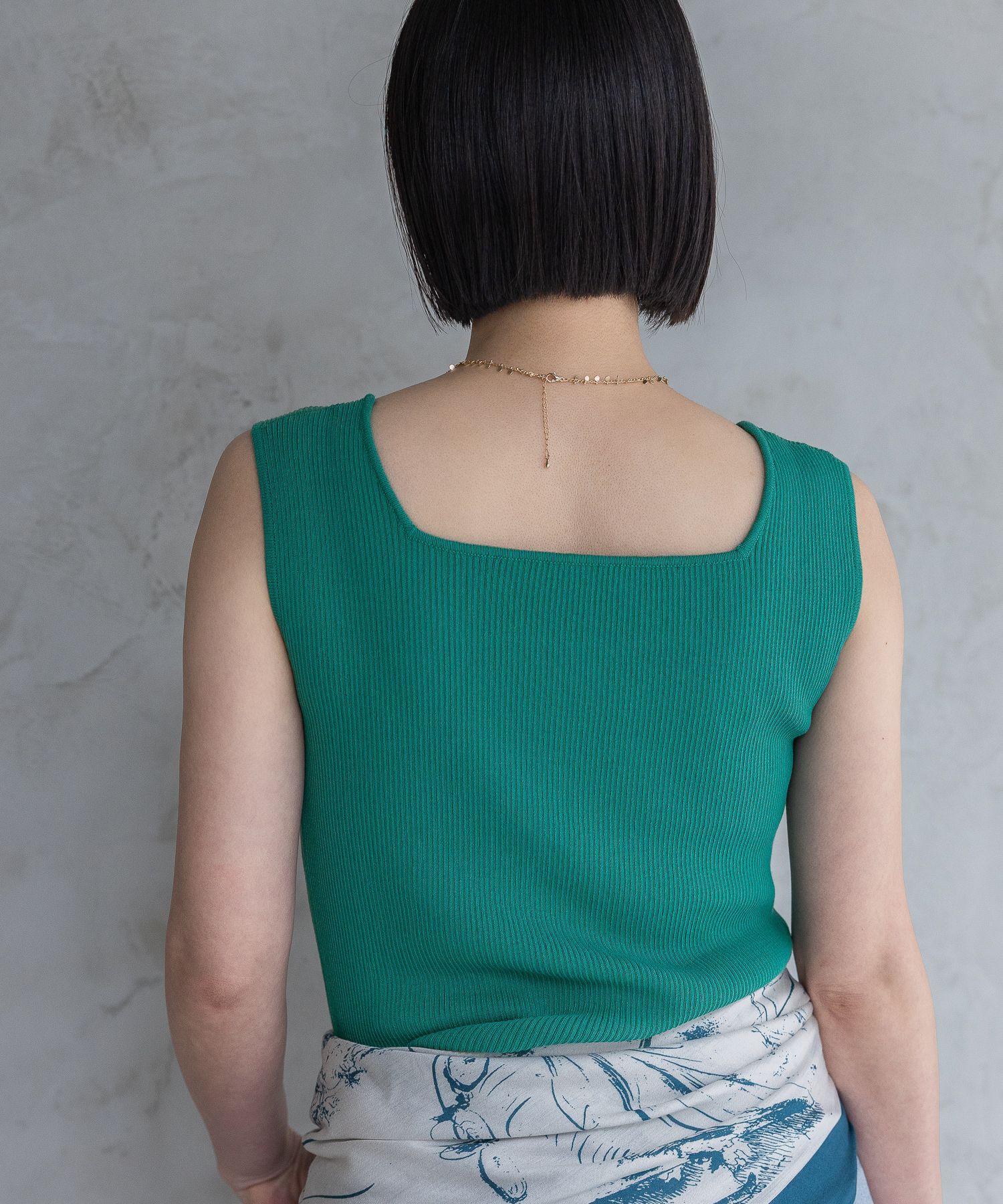 A part by 「スクエアリブタンク」|タンクトップ|