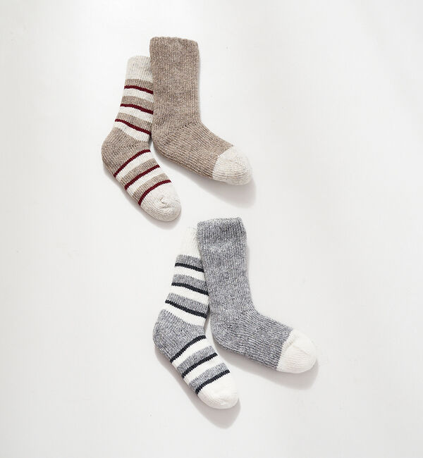 collex「【ecuvo】別注 ボーダーWソックス」|ソックス|