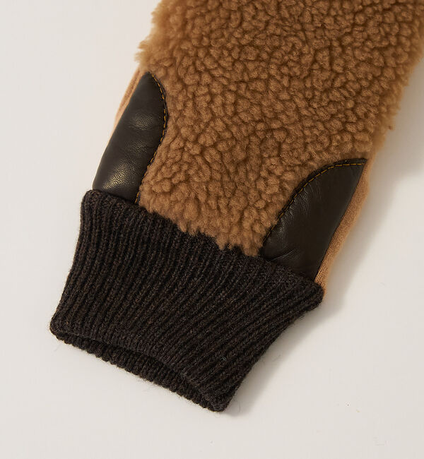 collex「【福田手袋】【タッチパネル対応】ボアミトングローブ」|手袋|