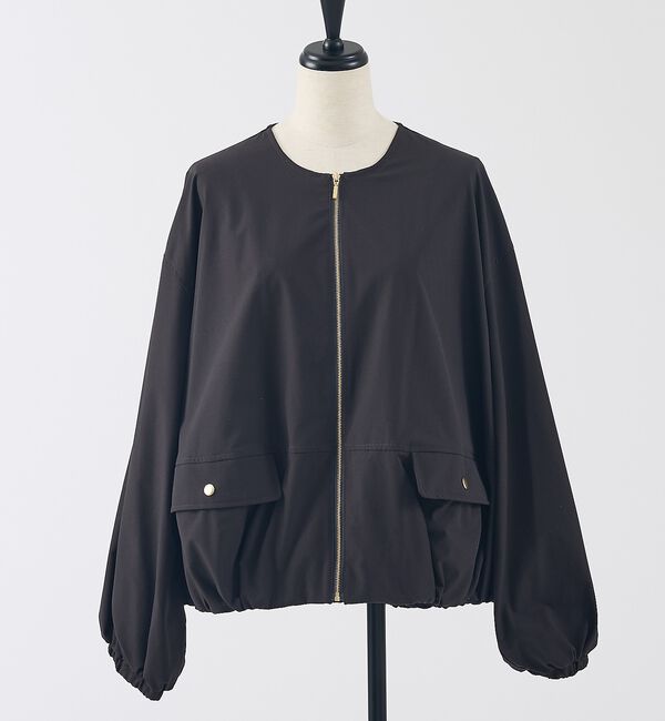 collex「2WAYボリュームスリーブジップアップブルゾン」|ブルゾン・スタジャン|