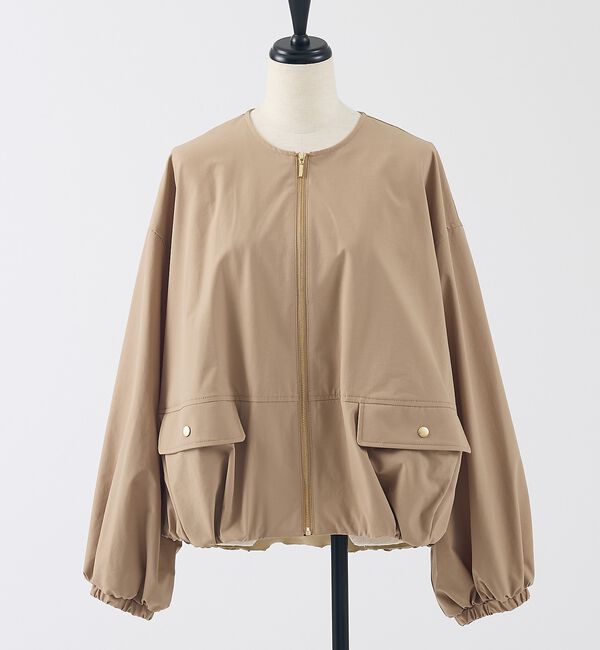 collex「2WAYボリュームスリーブジップアップブルゾン」|ブルゾン・スタジャン|