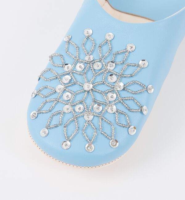 collex「ビーズバブーシュ 羊革 モロッコ製 スリッパ ルームシューズ 室内履き」|本・CD・DVD|