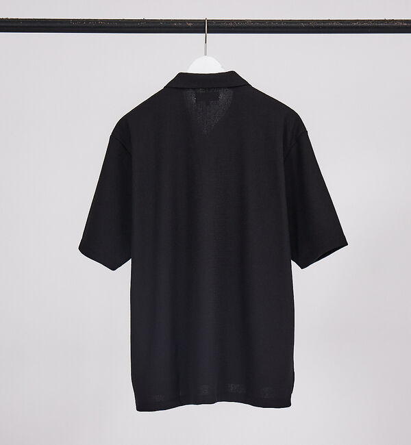 ABAHOUSE「【ワンボタン】オーバーサイズ スキッパーポロシャツ」|ポロシャツ|
